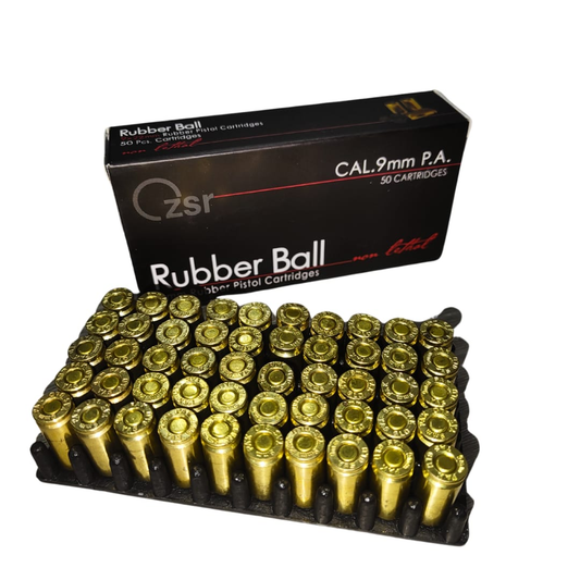 MUNICION RUBERBALL 9mm P.A